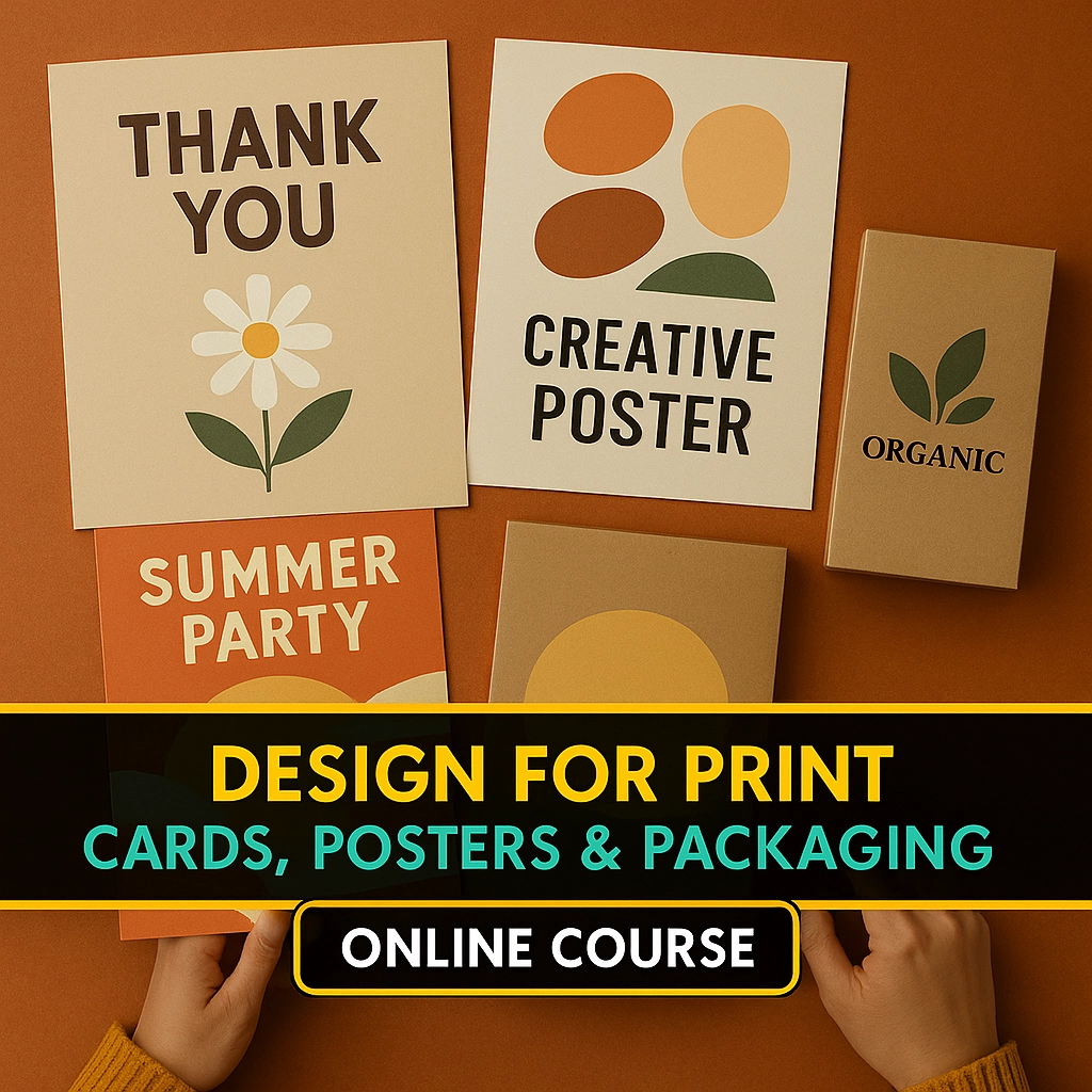 Master the art of Design for print online course 2025