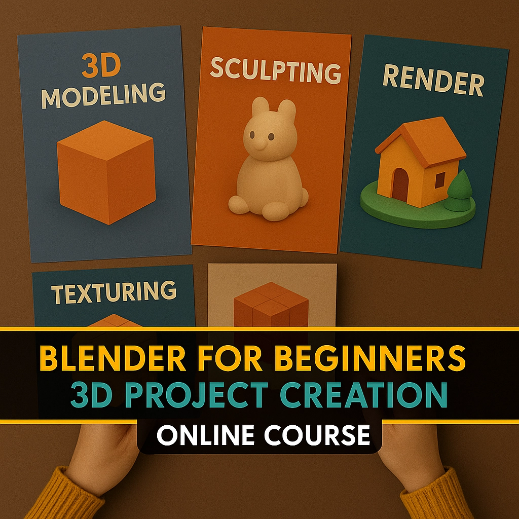 Master the art of Blender for beginners online course 2025