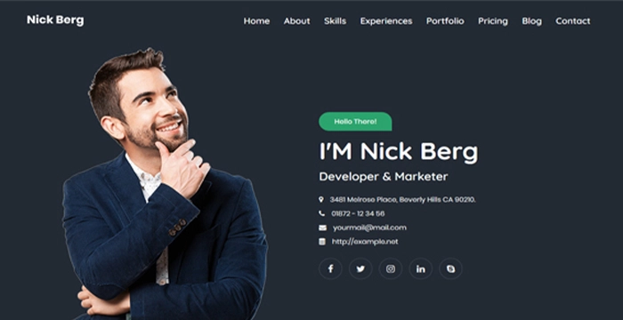 Build a Personal Portfolio Landing Page