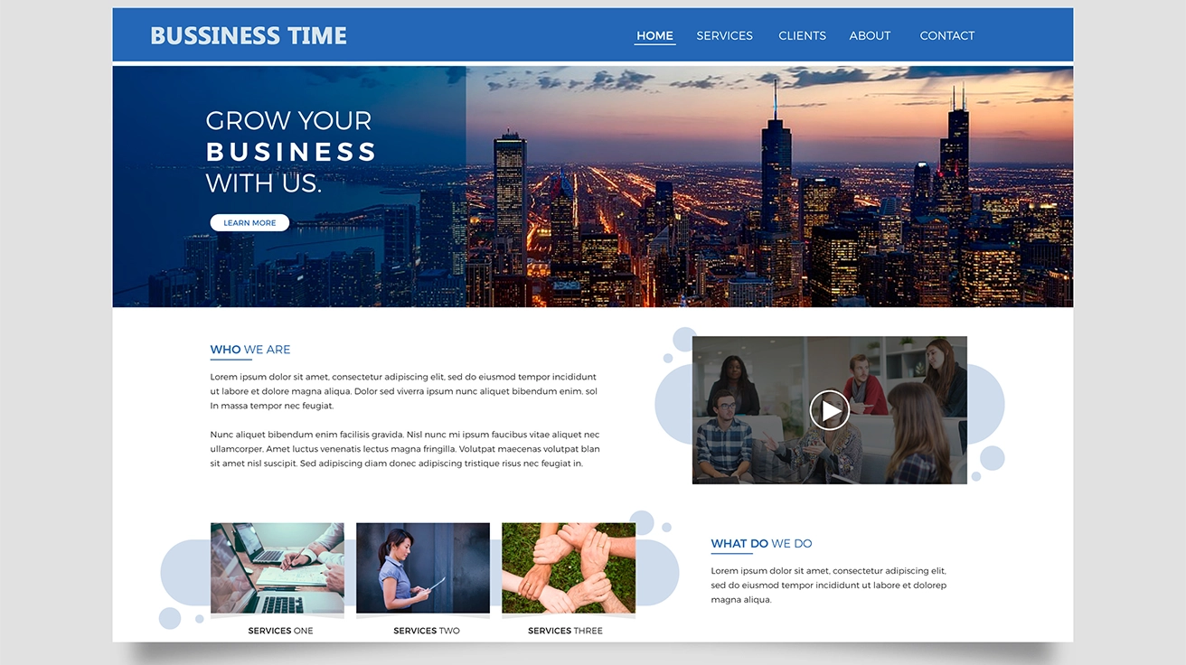 Corporate Website with CMS Integration
