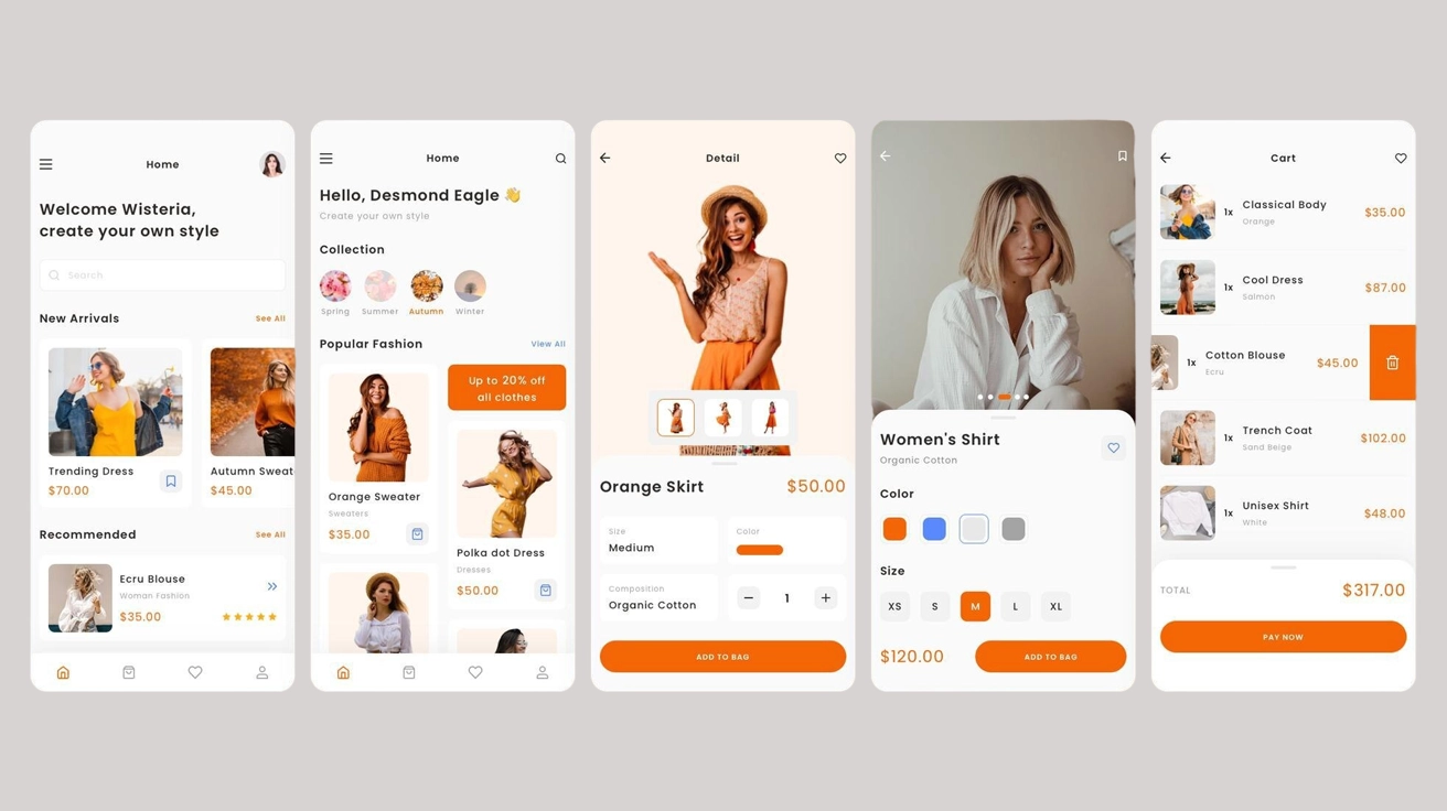 E-commerce Website UI