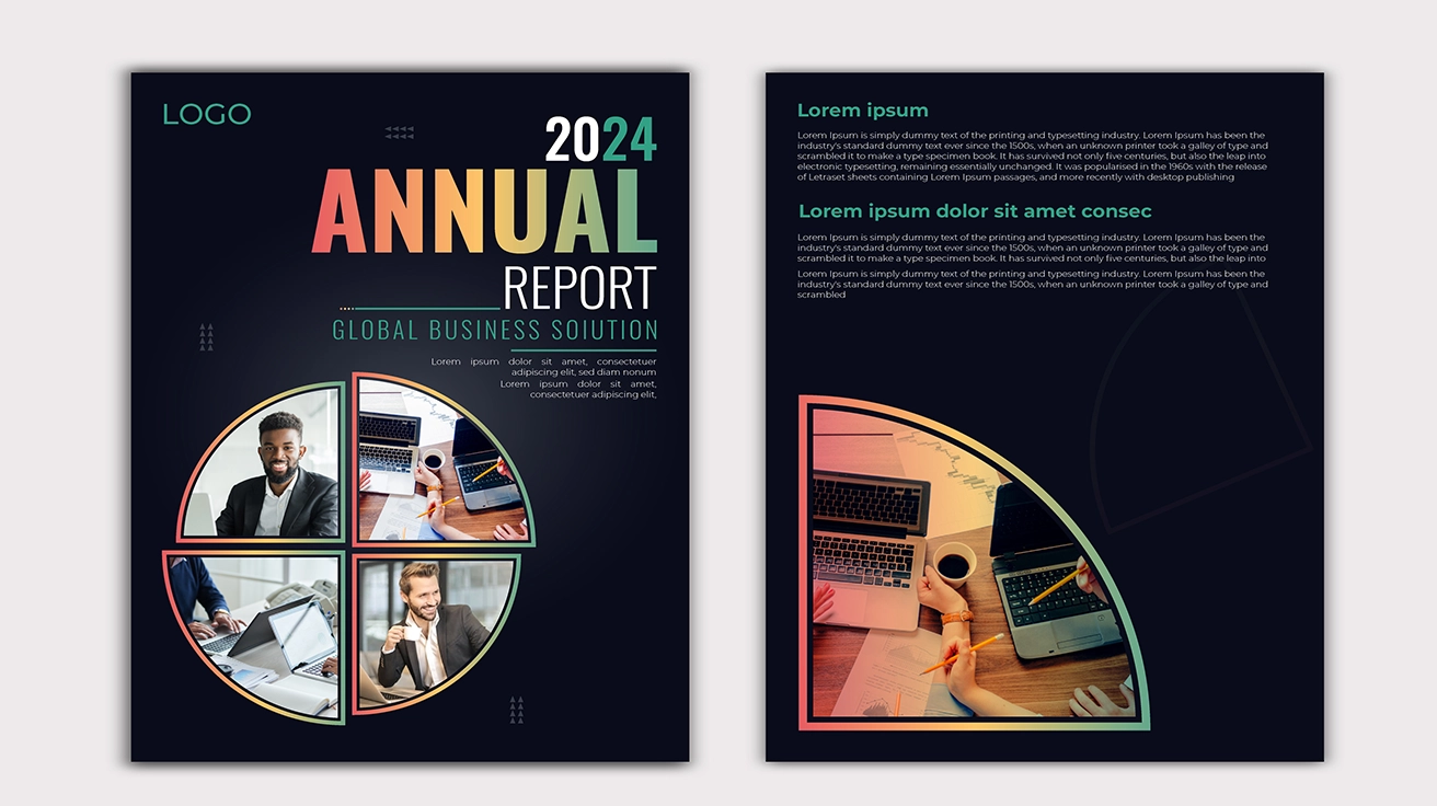 Event Program or Annual Report Layout