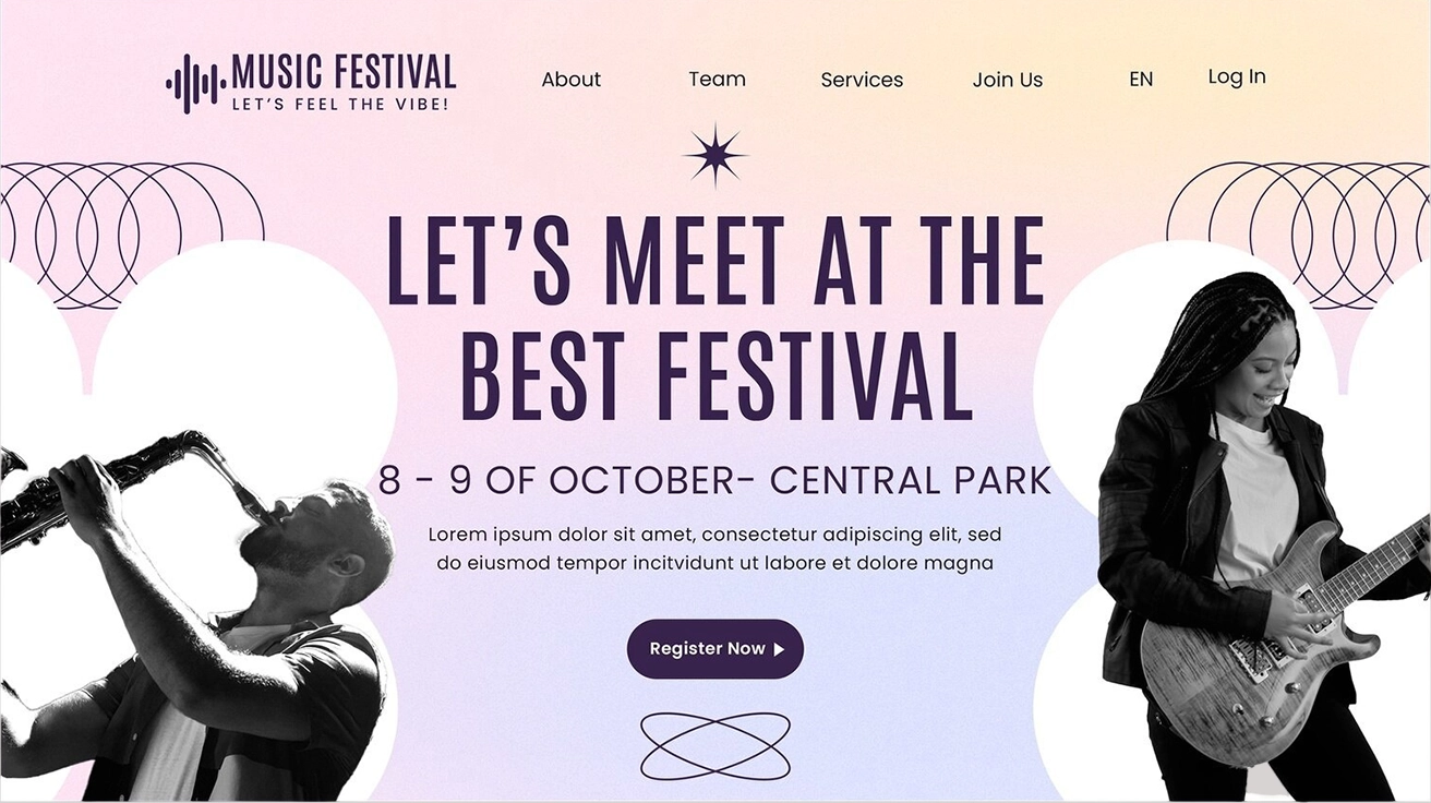 Event Promotion Microsite
