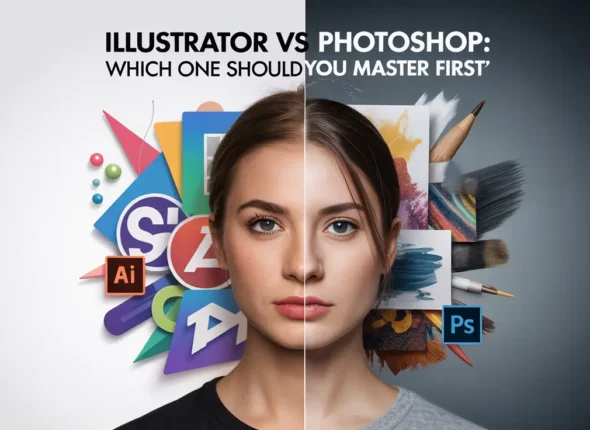 Illustrator vs Photoshop