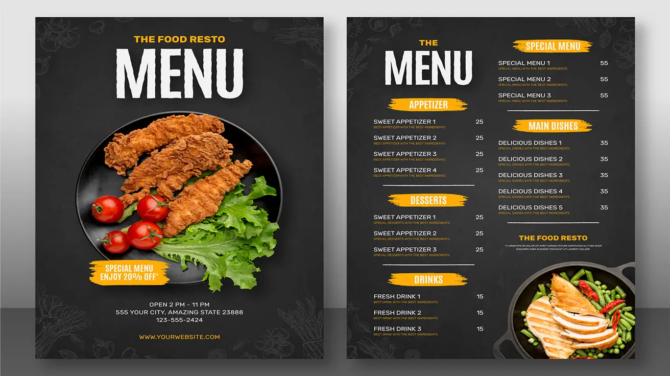 Menu Designs