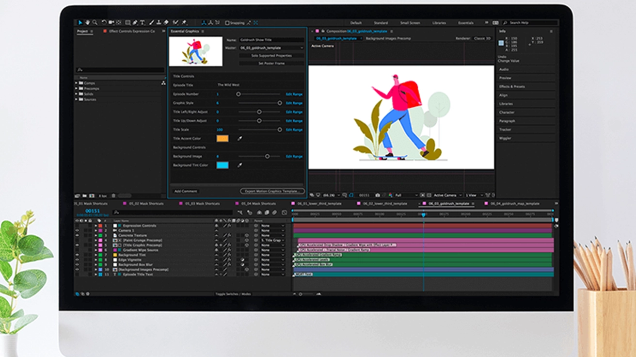 Motion Graphics & Title Animation