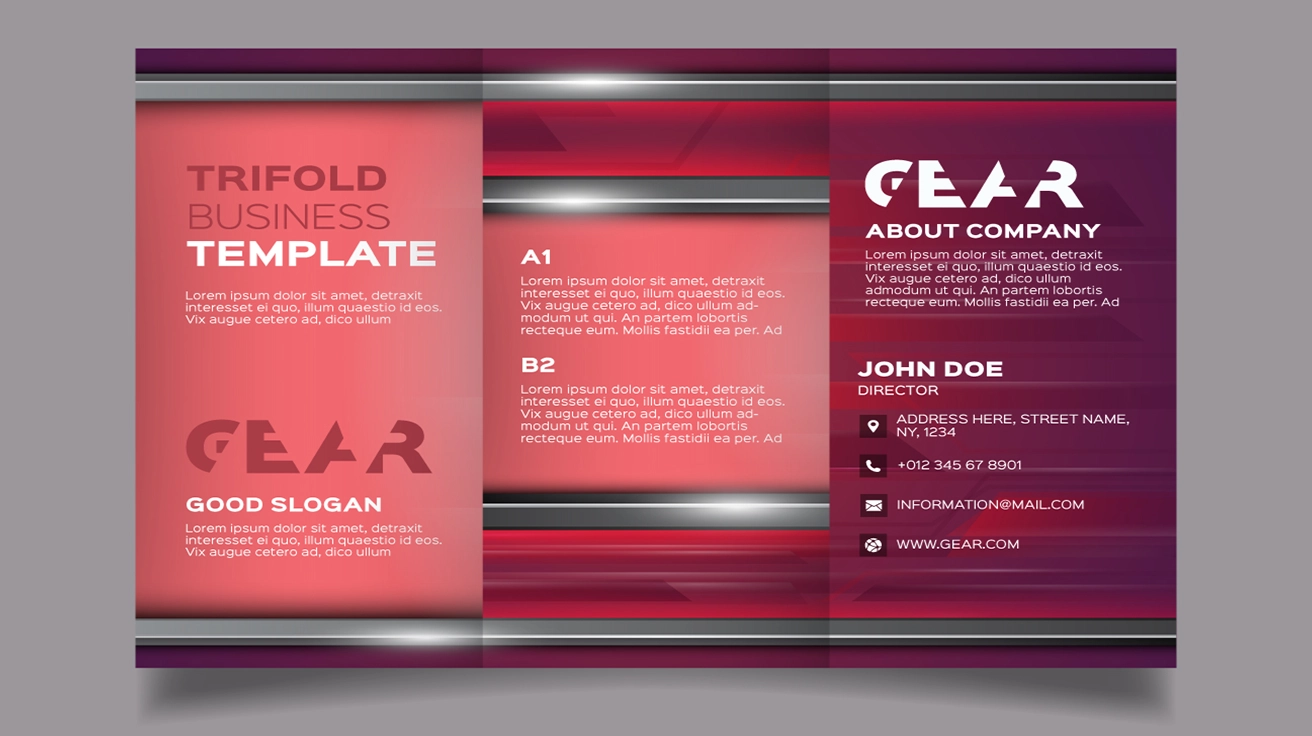 Tri-Fold Brochure for a Business or Event