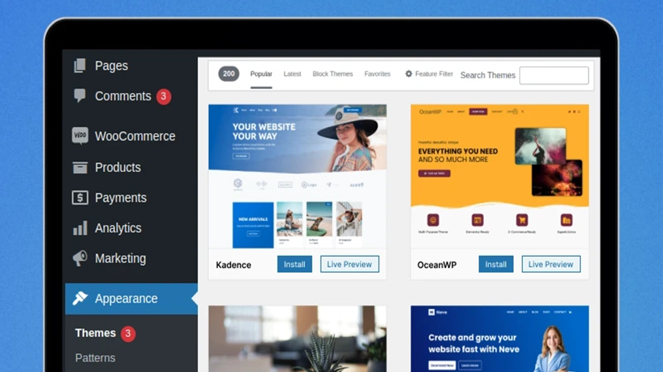 Custom WordPress Theme