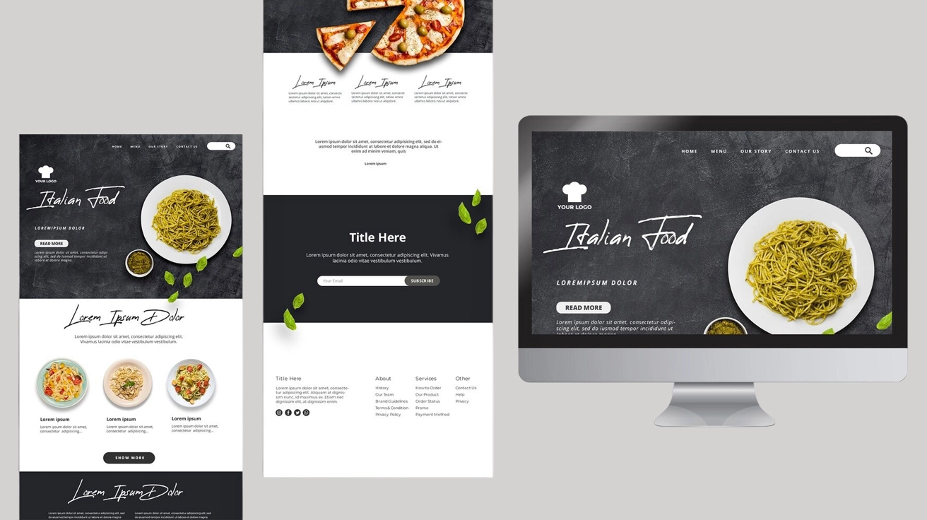 Landing Page Mockups