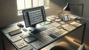 font selection for branding