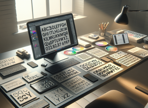 font selection for branding