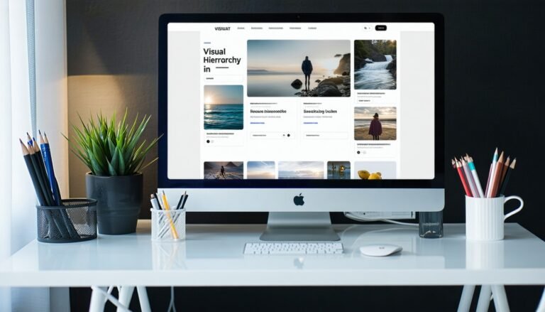 visual hierarchy in web design
