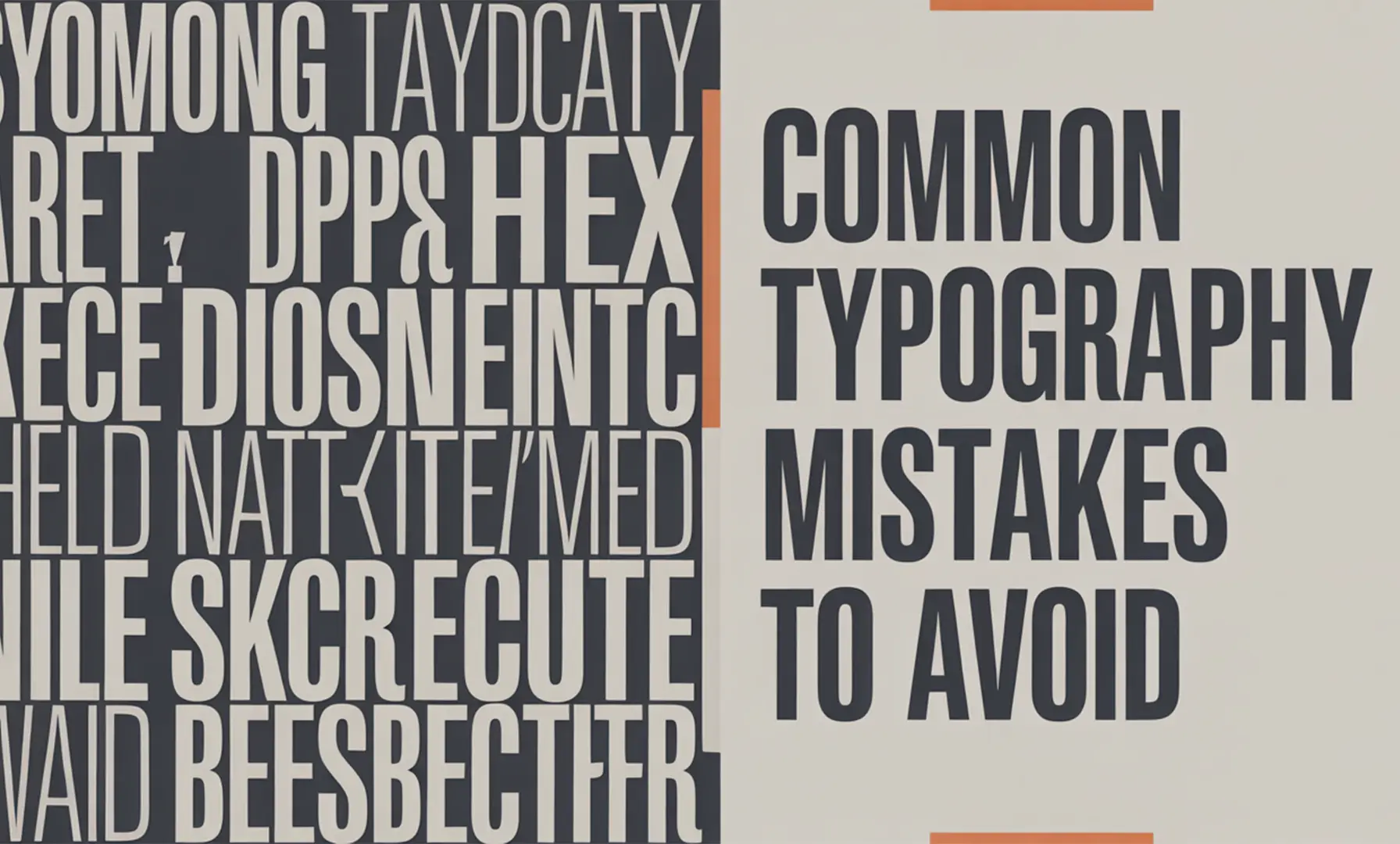 Common Typography Mistakes to Avoid and How to Fix Them