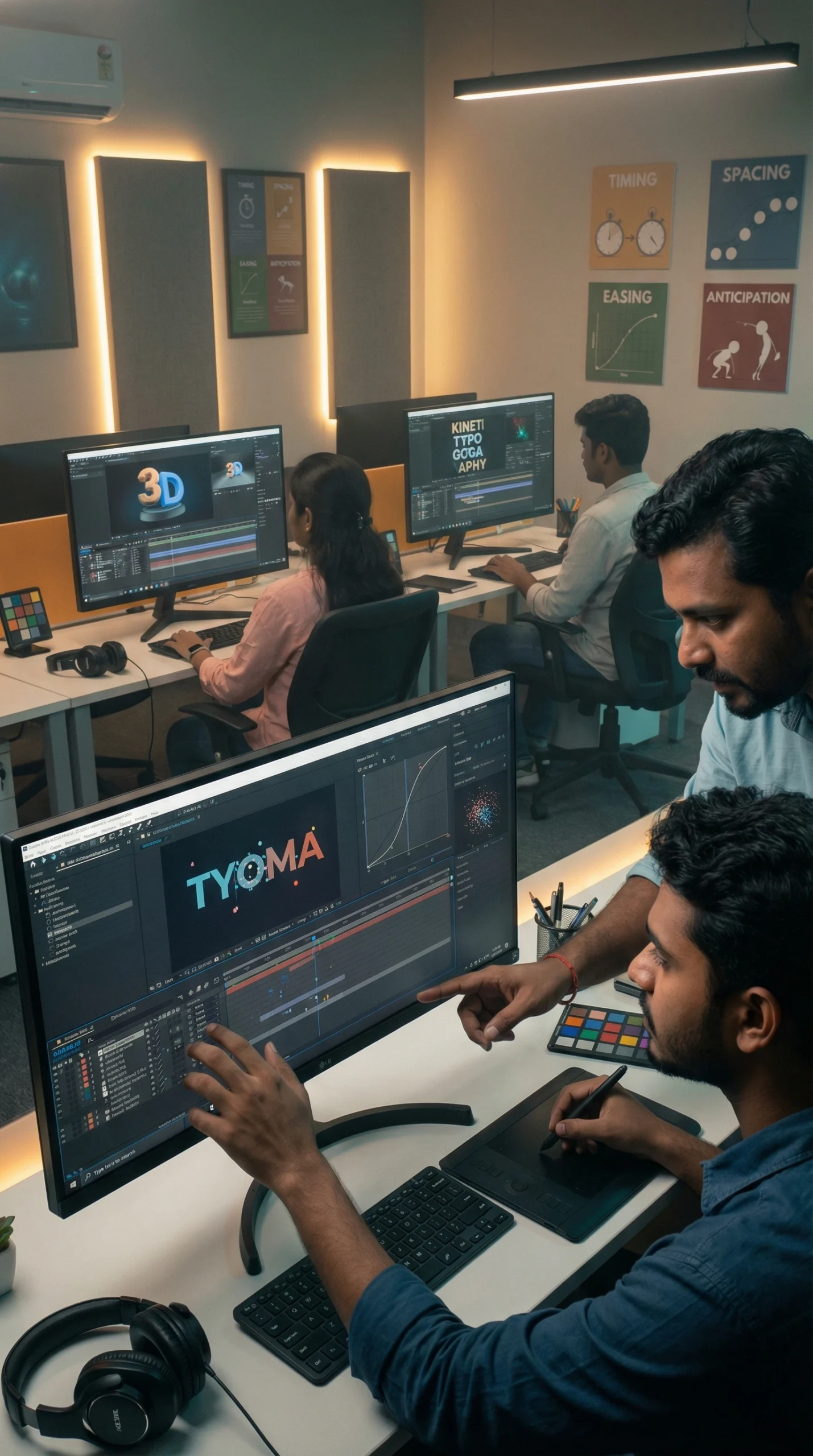 Students Practicing Motion Design