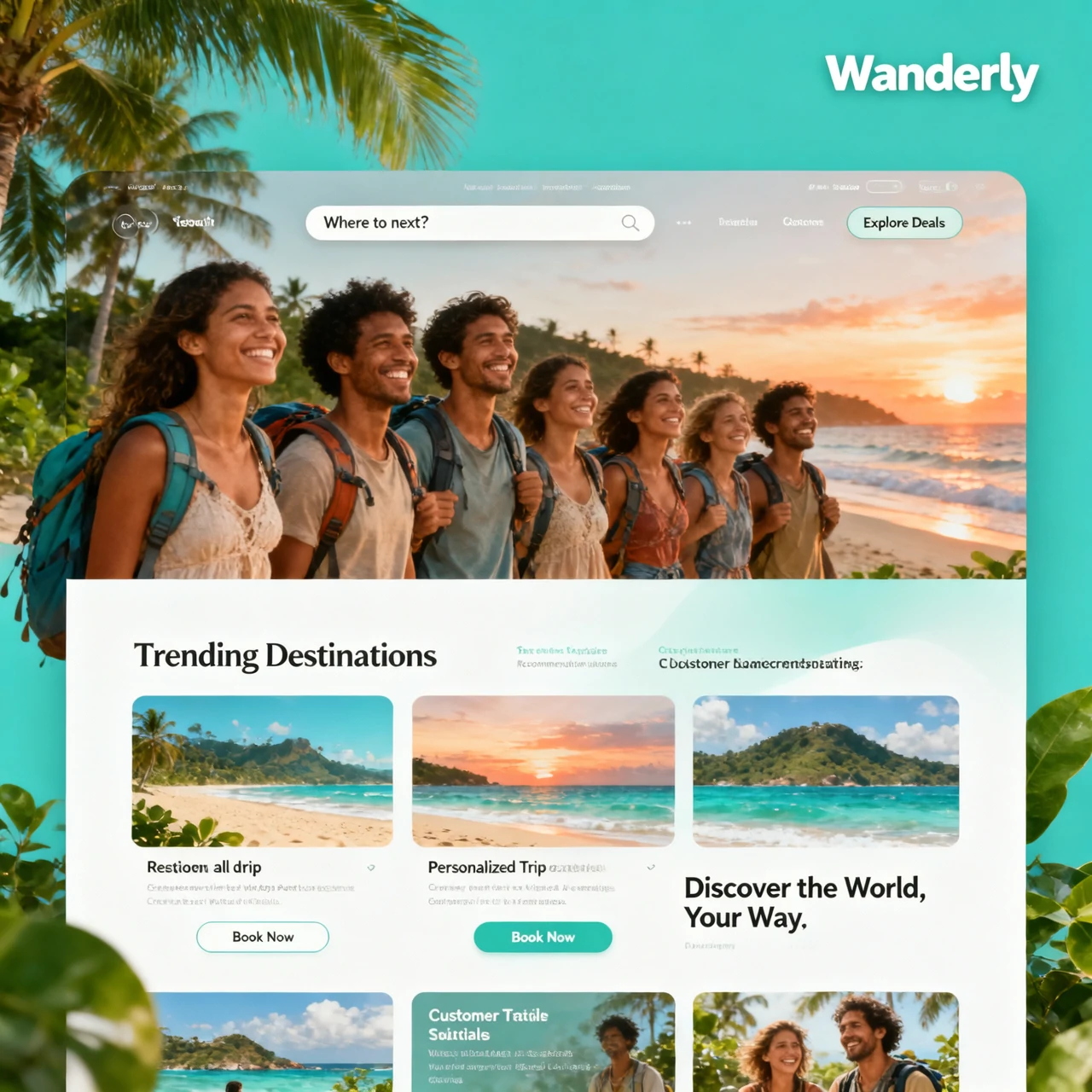 AI Travel Booking & Tourism Website