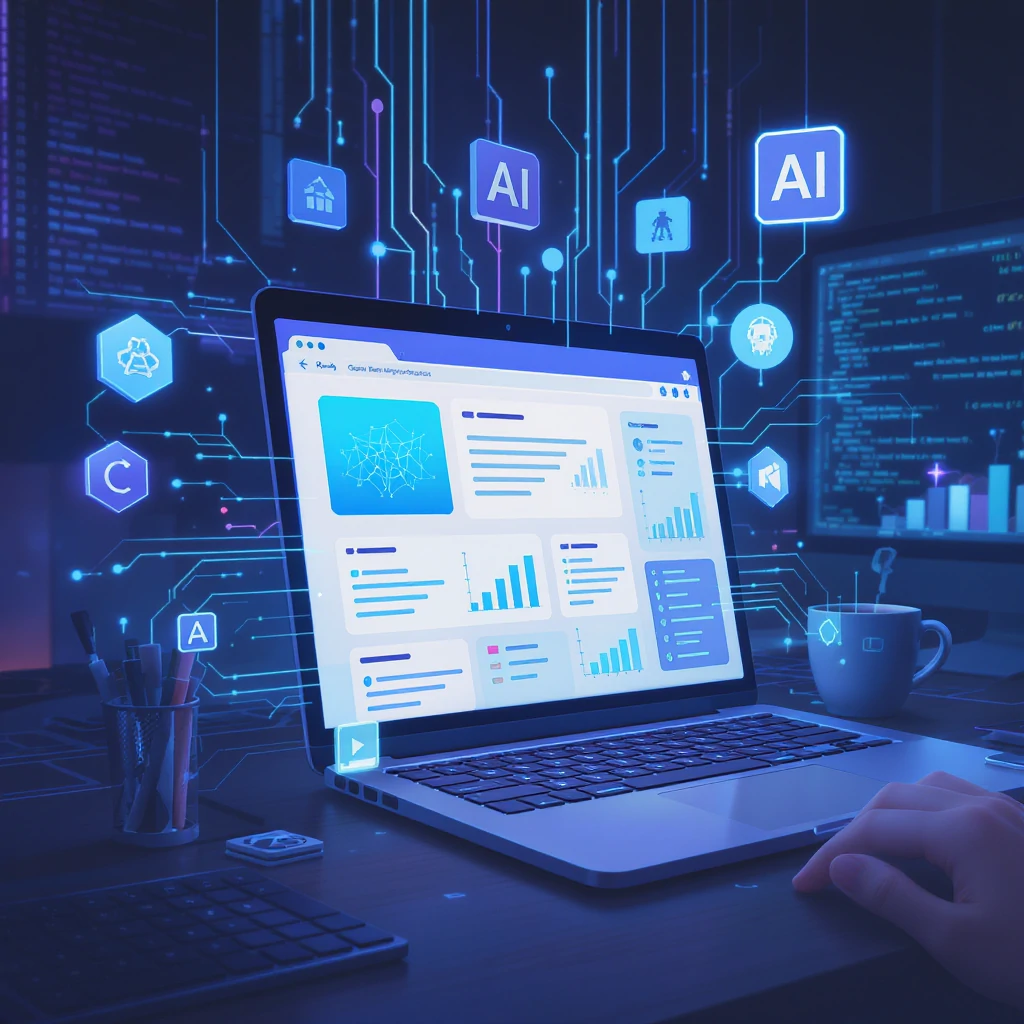 What is AI Web Design - Students learning AI-powered UI UX design with Figma AI and Relume at Chennai academy