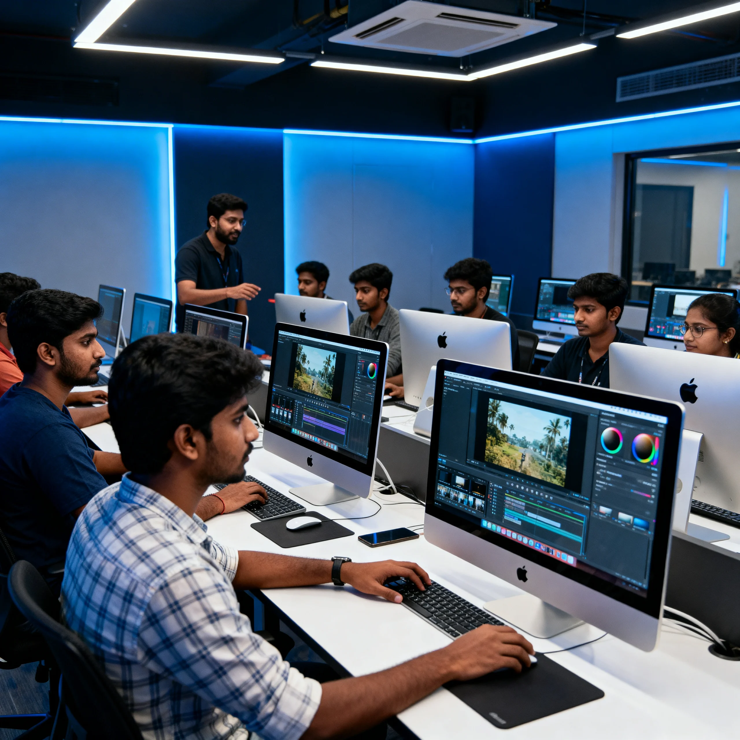 Apple Creator Studio professional Mac classroom â€“ VFX India Chennai