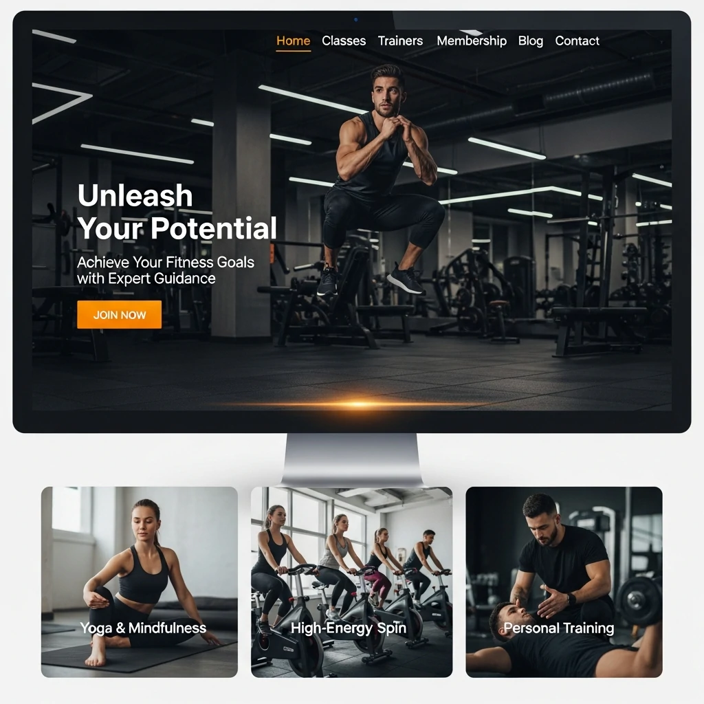 AI Fitness Training Website