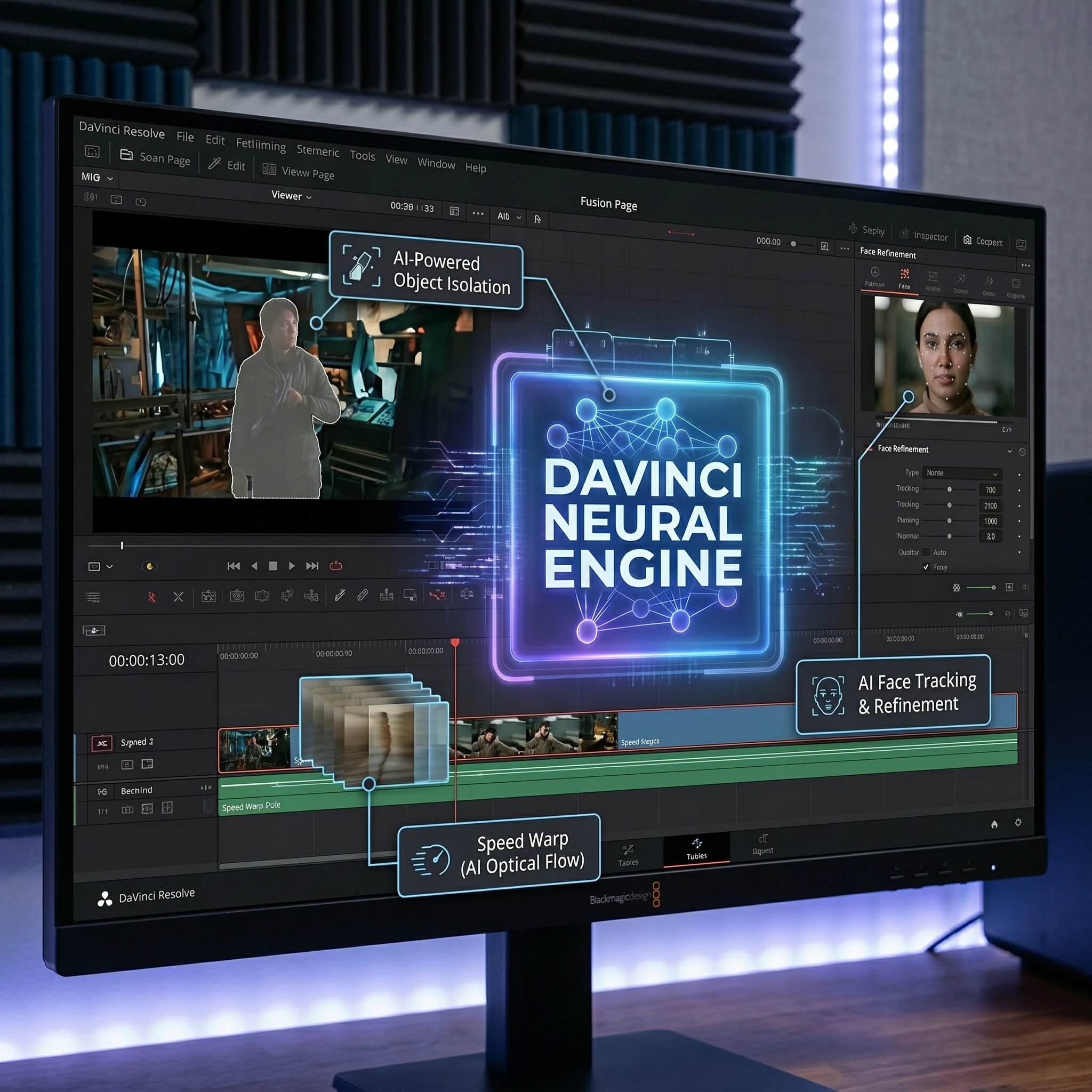 DaVinci Resolve Professional Color Grading UI Training