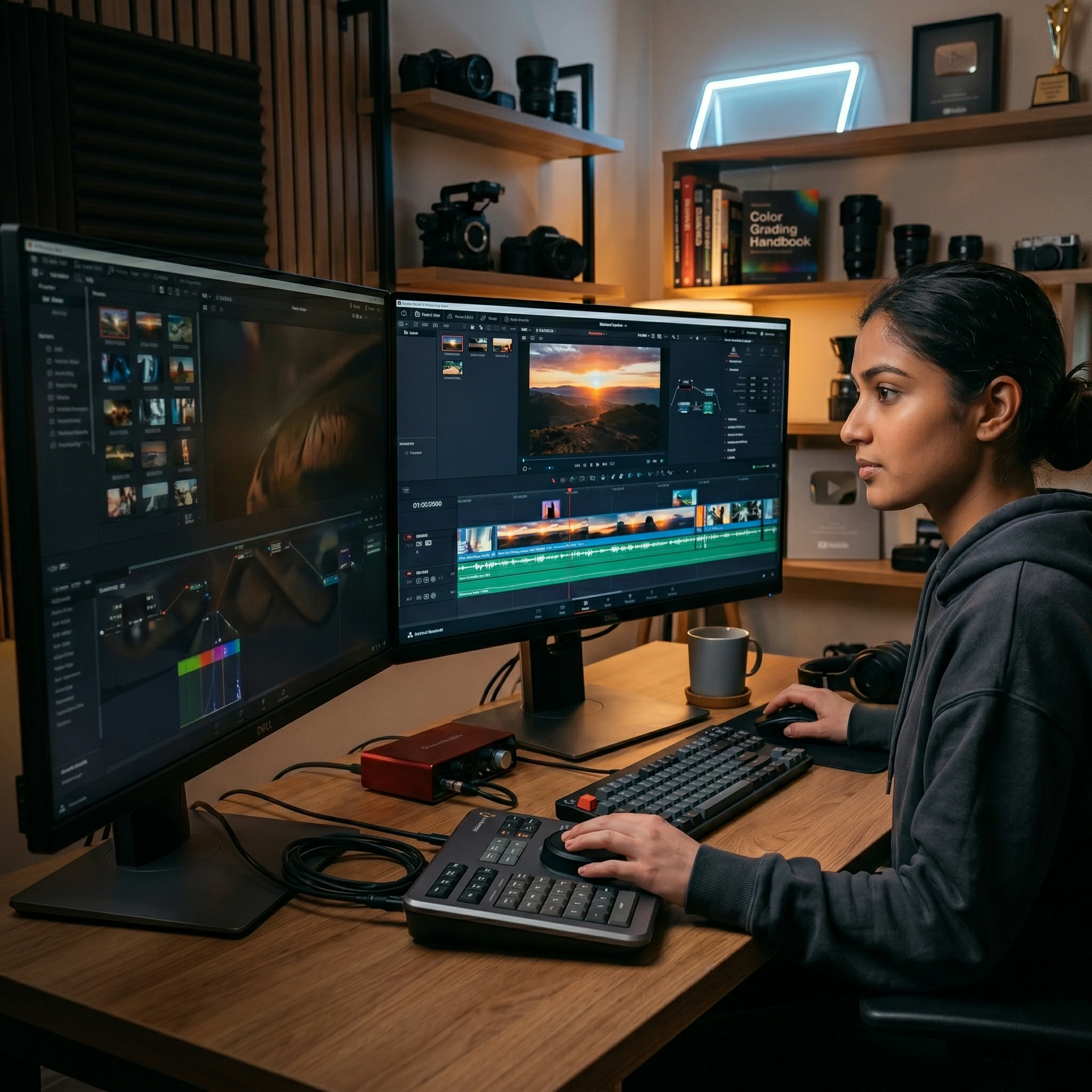 Advanced DaVinci Resolve Training at VFX India Chennai Studio