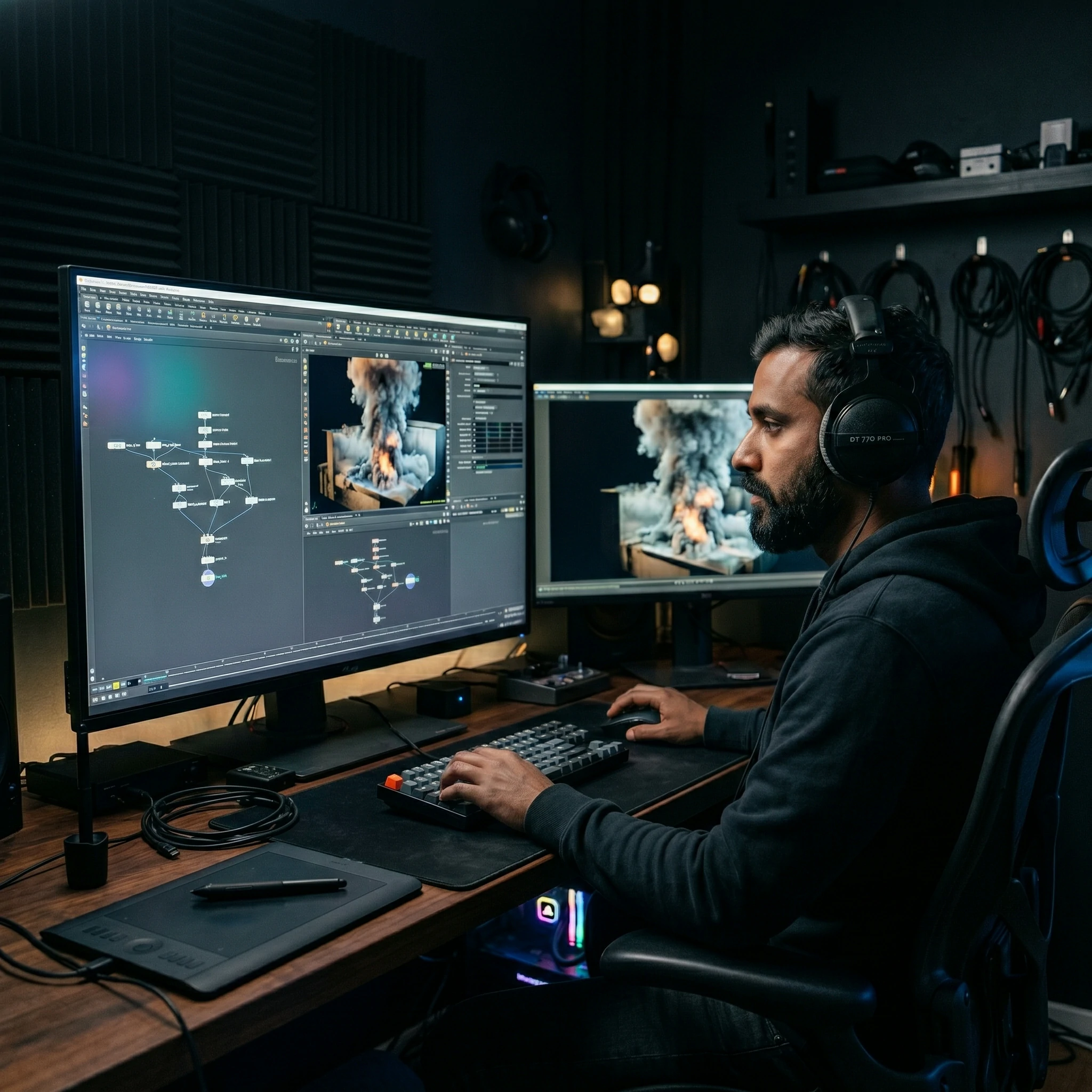 Advanced houdini Training at VFX India Chennai Studio