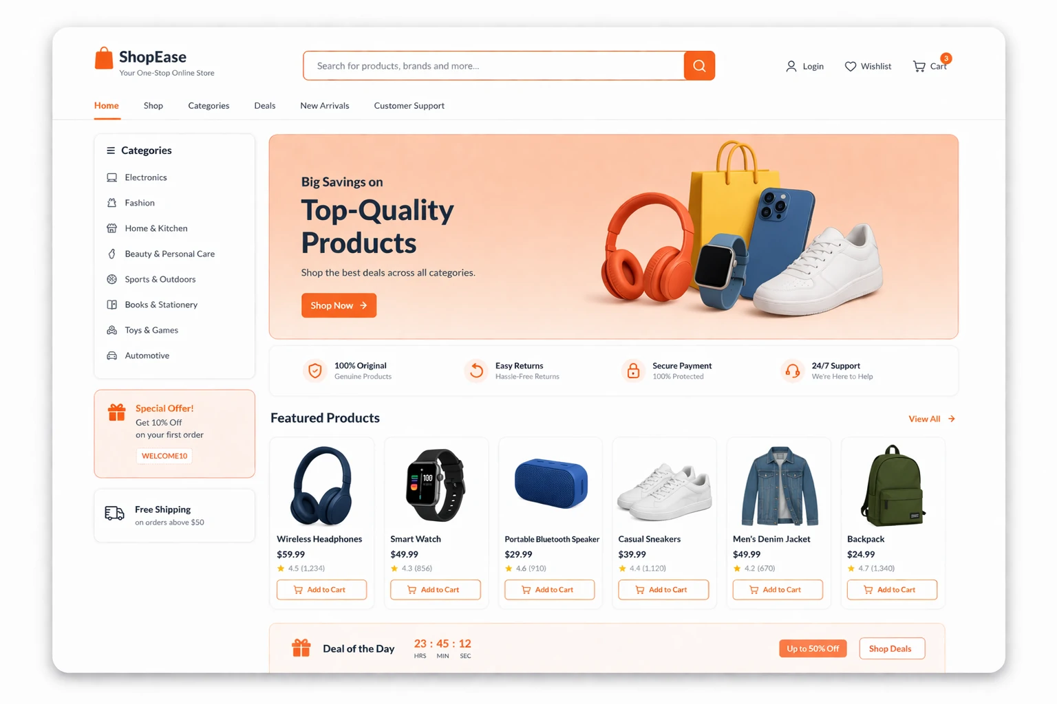 E-Commerce Web Store Project