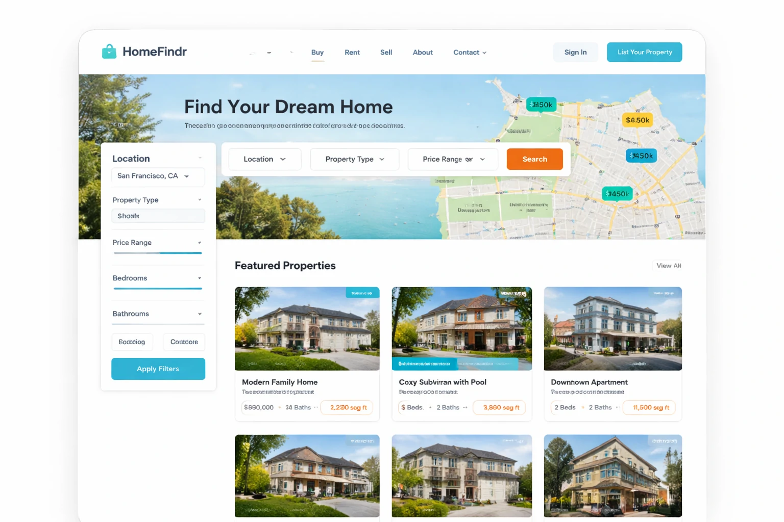 Real Estate Property Portal Project