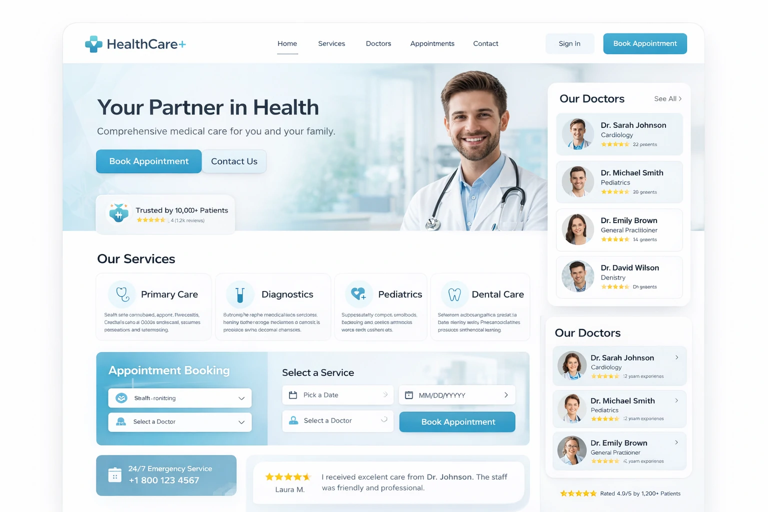 Healthcare & Medical Website Project
