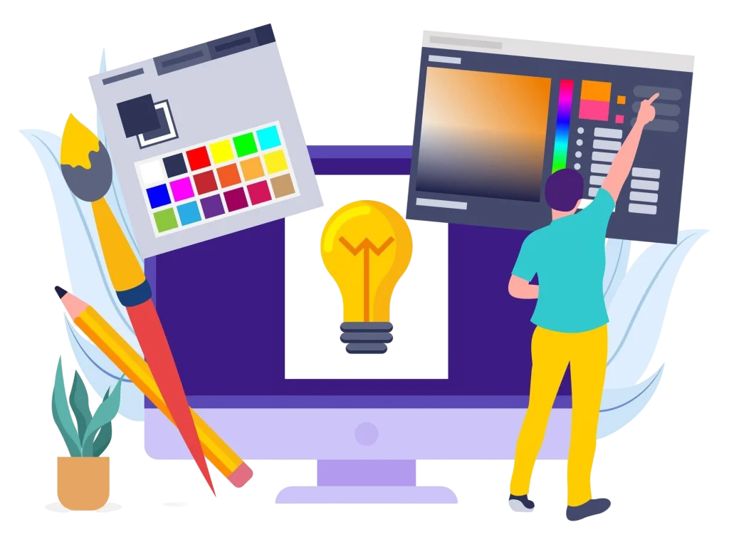 graphic-designer-working-web-layout Visual Design Course Online